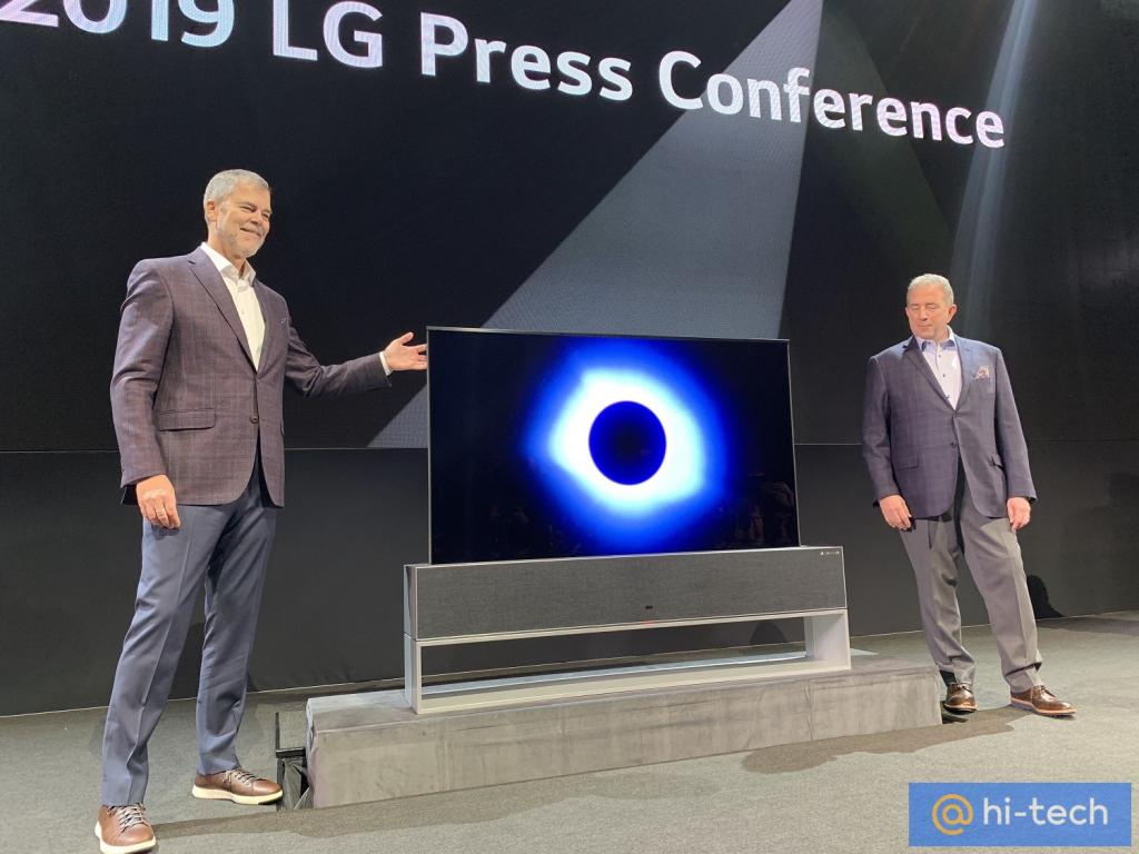 На выставке CES 2019 LG представила новый складной телевизор-рулон ...
